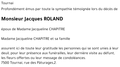 Jacques ROLAND