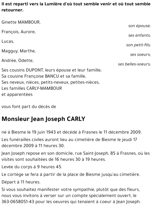 Jean-Joseph CARLY