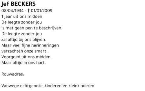 Jef Beckers
