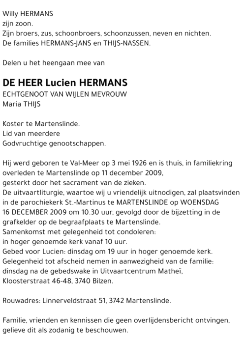 Lucien HERMANS