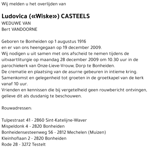 Ludovica Casteels