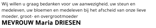 Maria Driesen