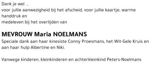 Maria Noelmans