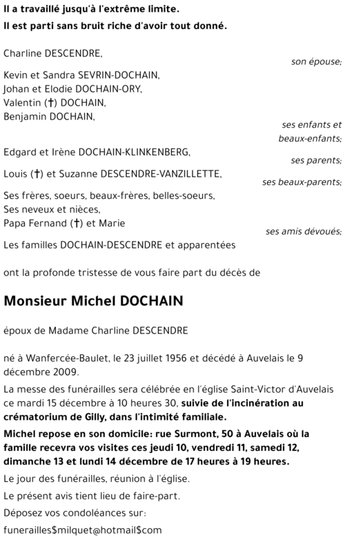 Michel DOCHAIN