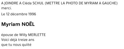 Myriam NOËL