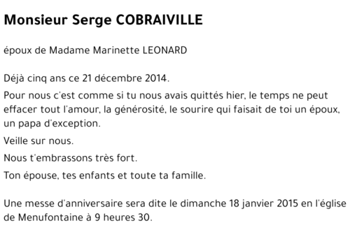 Serge COBRAIVILLE
