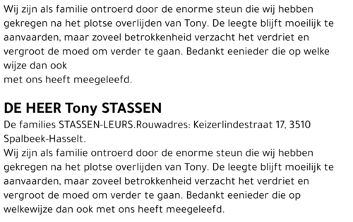 Tony Stassen