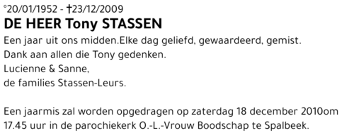 Tony Stassen