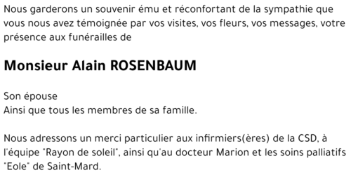 Alain ROSENBAUM
