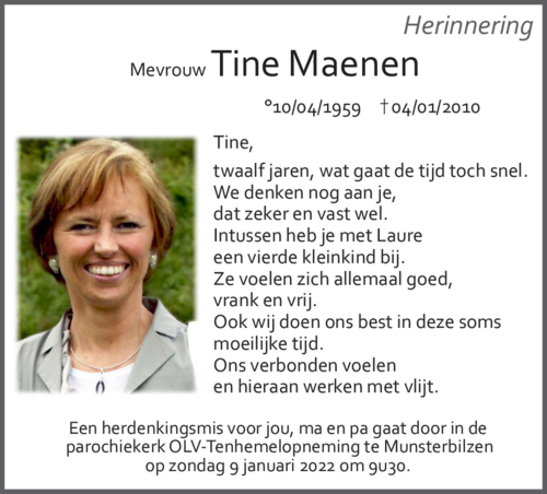 Clementine 'Tine' MAENEN