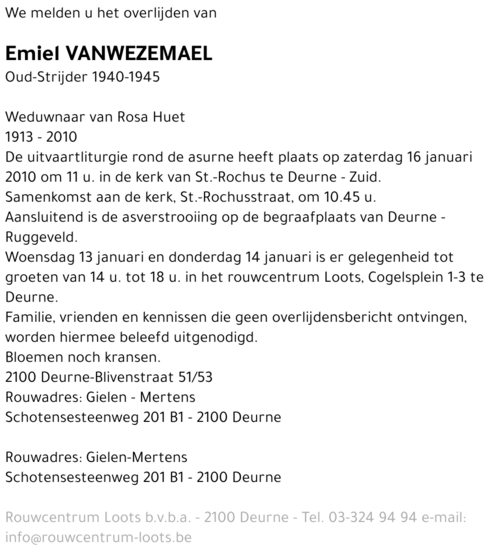 Emiel Vanwezemael