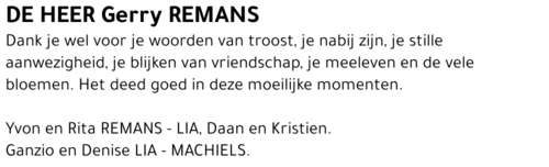 Gerry REMANS
