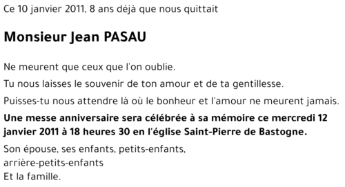 Jean PASAU