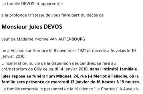 Jules DEVOS