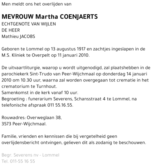 Martha Coenjaerts