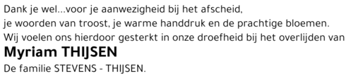 Myriam Thijsen