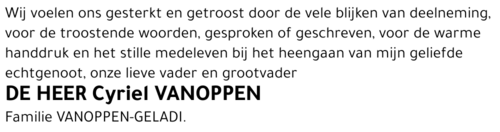Cyriel Vanoppen