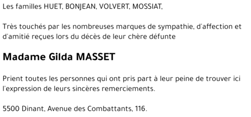 Gilda MASSET