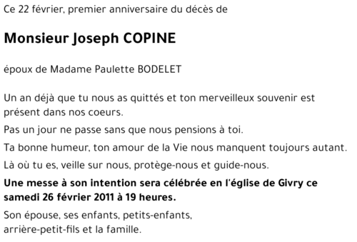 Joseph COPINE