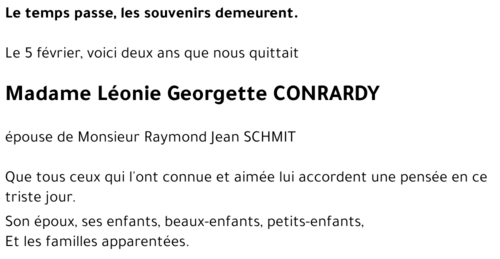 Léonie CONRARDY