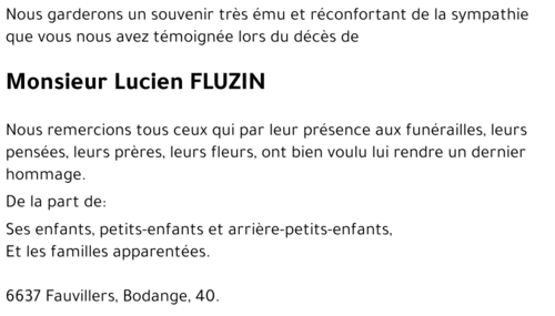 Lucien FLUZIN