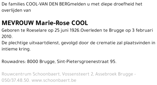 Marie-Rose Cool