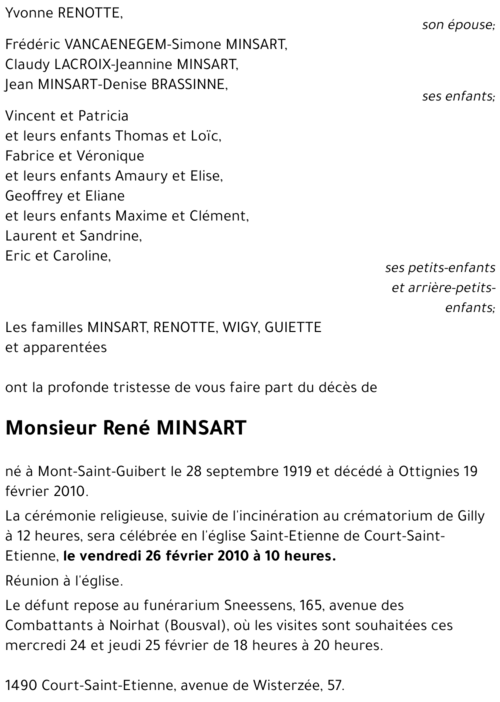 René MINSART