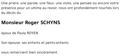 Roger SCHYNS
