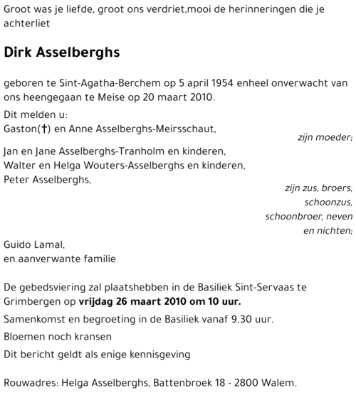 Dirk Asselberghs
