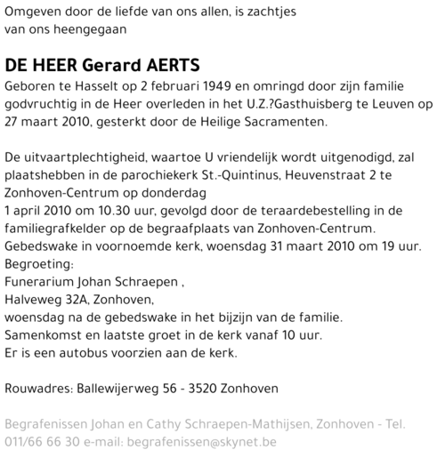 Gerard Aerts