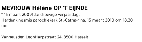 Hélène Op 't Eijnde