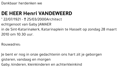 Henri Vandeweerd
