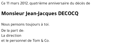 Jean-Jacques DECOCQ