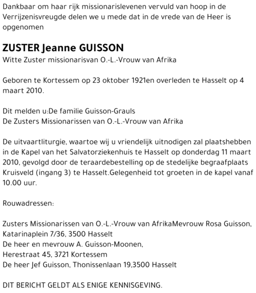 Jeanne Guisson