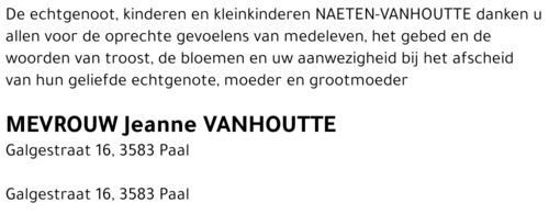 Jeanne Vanhoutte