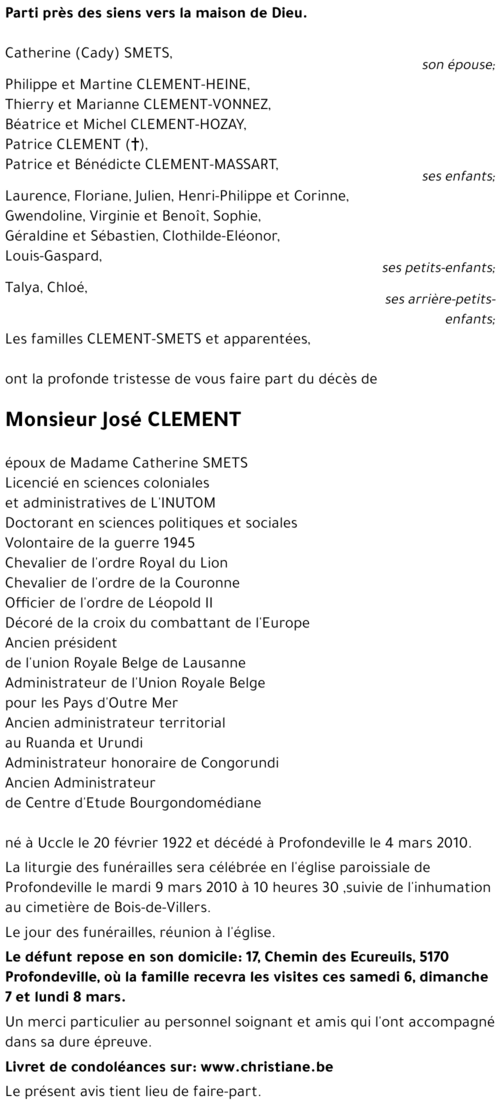 José CLEMENT