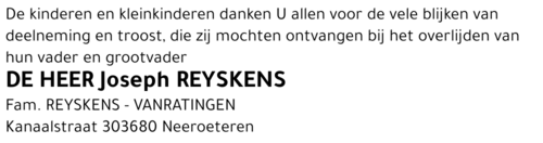 Joseph REYSKENS
