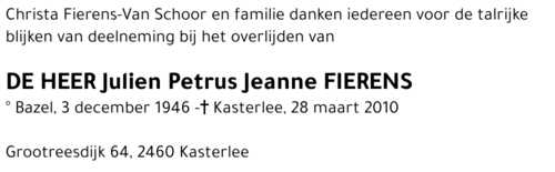 Julien Petrus Jeanne Fierens