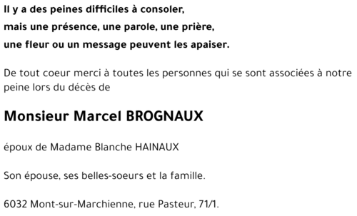 Marcel BROGNAUX