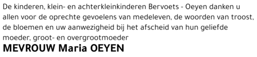 Maria Oeyen