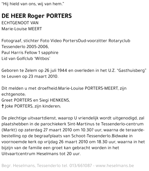 Roger Porters