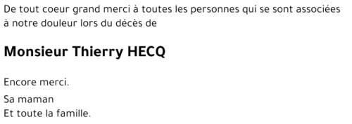 Thierry HECQ