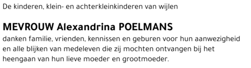 Alexandrina POELMANS