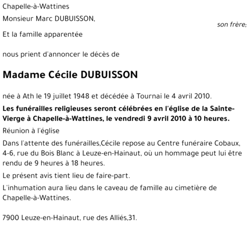 Cécile Dubuisson
