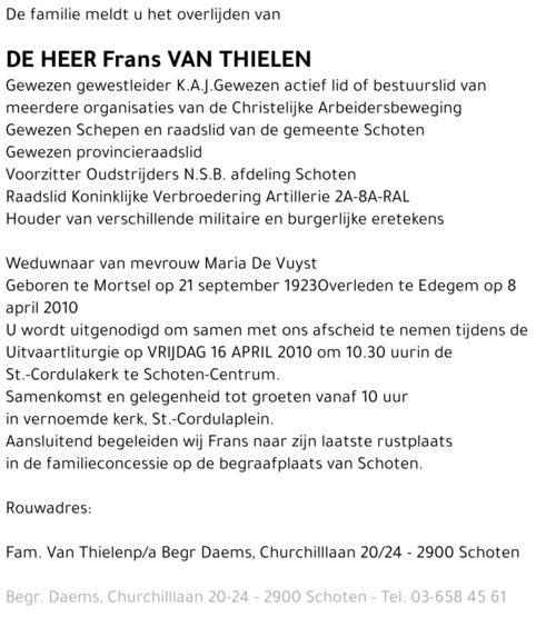 Frans Van Thielen