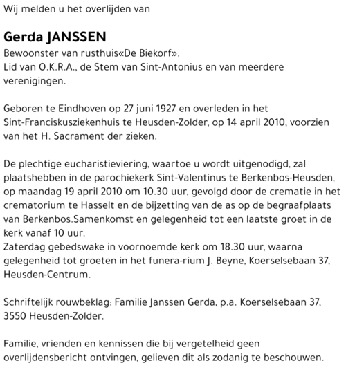 Gerda Janssen