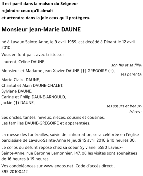 Jean-Marie DAUNE