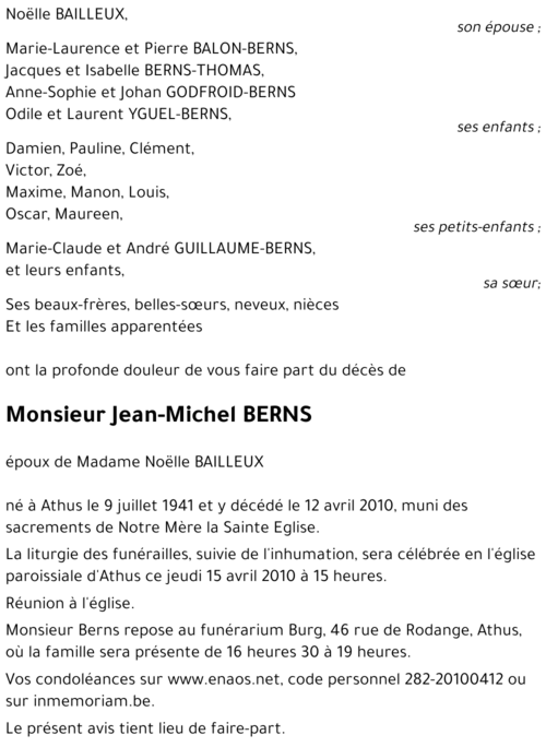 Jean-Michel BERNS