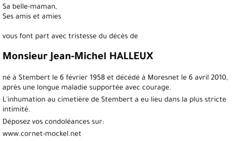 Jean-Michel HALLEUX