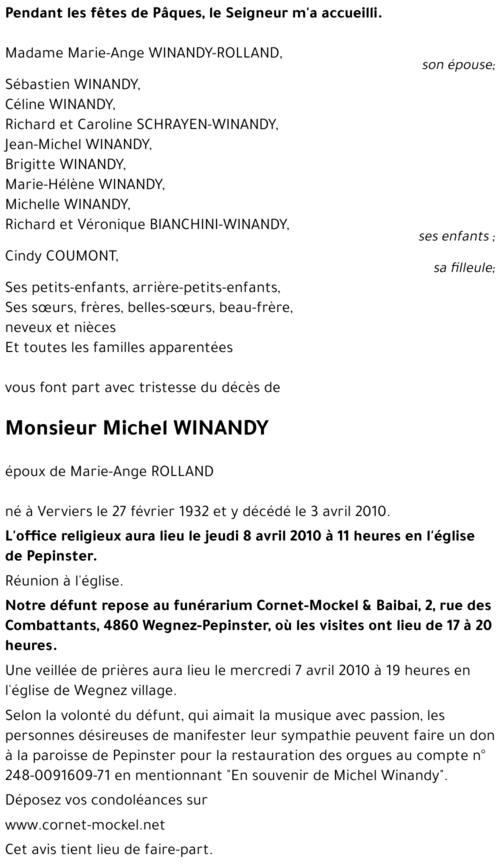 Michel WINANDY
